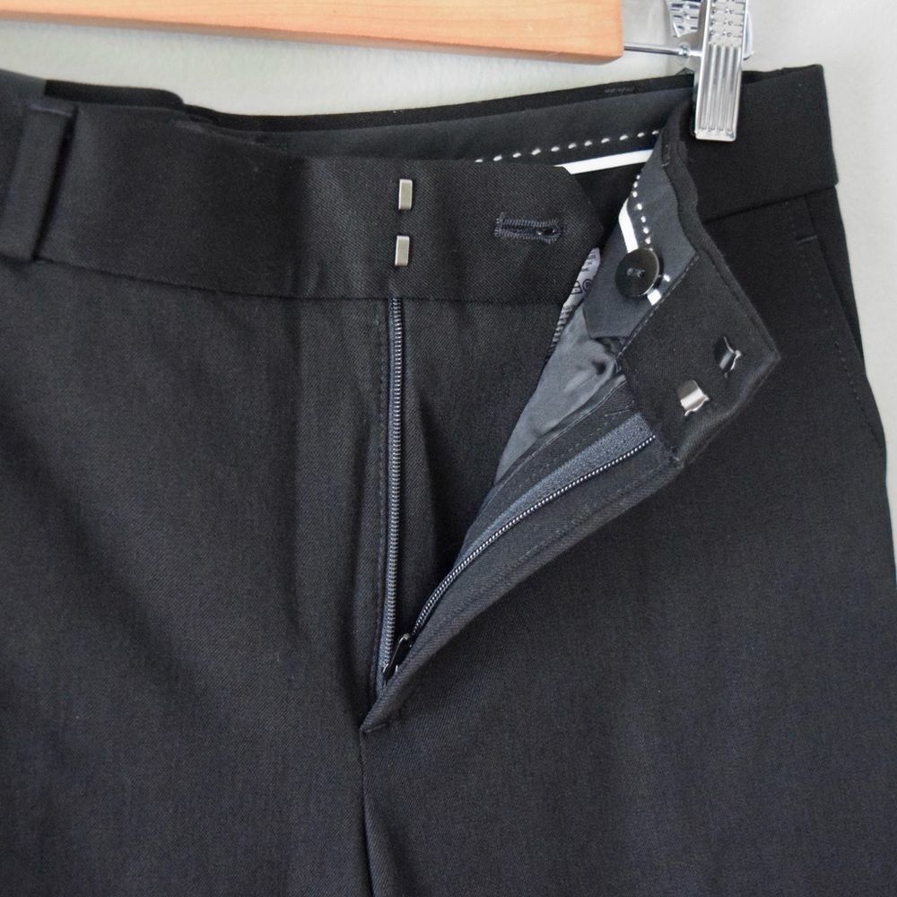BANANA REPUBLIC Ryan Slim Straight-Fit Pants, Black, Size 8 - Picture 8 of 14